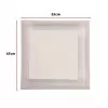 Plafon Embutido Home 65SCm x 65Cm 6Cm 6Xg9 Branco