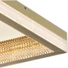 Plafon Led Queensland 80W 3000K Dourado Bivolt Skylight