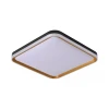 Plafon Led Queenstown 50cm 36W 3000K Preto/Dourado Skylight