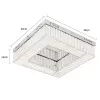 Plafon Led Sophi Cristal Bivolt 40cm 33W 3000K Nordecor