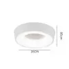 Plafon Newline Apollo 16,8W 3000K Cor Branco Total Newline