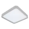 Plafon Round Quadrado Liso 18W 3 Cores Branco Blumenau