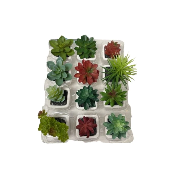 Planta Artificial Colorida Com Vaso 5X7CM CB1171