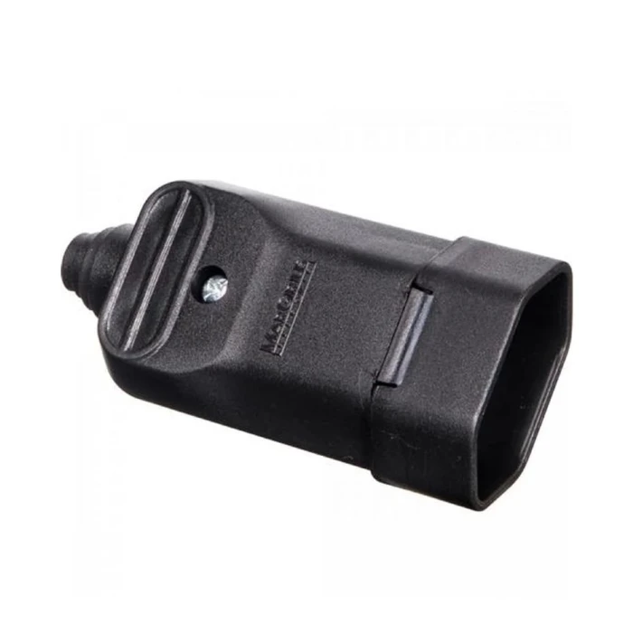 Plug De Tomada 10A 3 Pinos Fêmea Tmd11-3 Preto