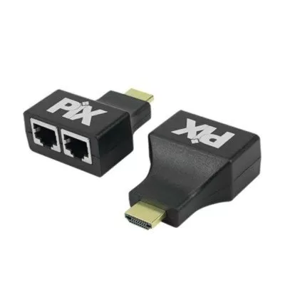 Plug Extensor de HDMI Cat5 / Cat6 até 20 Metros Pix