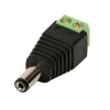 Plug P4 Macho Com Borne 2.1 5.5mm Parafuso Chipsce