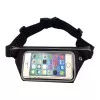 Pochete Esportiva Para Corrida Cor Preta Com Suporte Celular