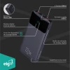Power Bank Portátil 10200mah Com Display 3 Saídas Pb102bk