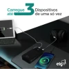 Power Bank Portátil 10200mah Com Display 3 Saídas Pb102bk