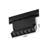 Projetor Led Duli Bivolt Nordecor 6W 3000K Preto Novo