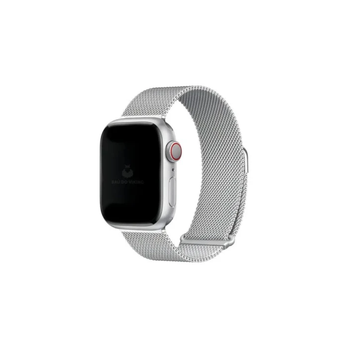 Pulseira Aço Milanês Prata Para Watch 38/40/41/42 mm