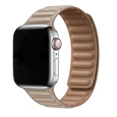 Pulseira As100 Magnética 38/40/41Mm Marrom Hoco