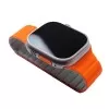 Pulseira Premium Magnética Hprime Smartwatch Gray+ Orange