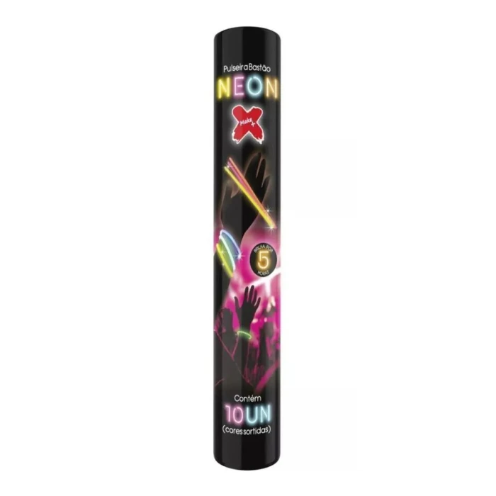 Pulseiras Neon Colorida Bastão Com 10 Unidades Make+