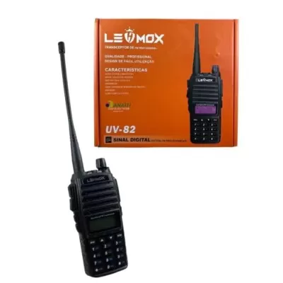 Rádio Comunicador Profissional Vhf Uv-82 Lehmox Novo