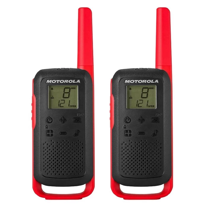 Radio Comunicador Talkabout Motorola T210BR 32KM Vermelho