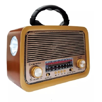 Rádio Portátil Retro Bluetooth 3W AM/FM Les-1776 Lelong