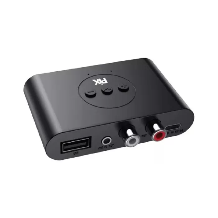 Receptor De Áudio Bluetooth 5.0 Com Cabo P2 + Rca Preto Pix