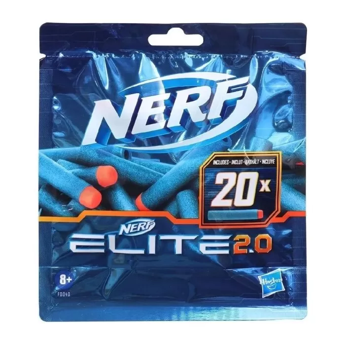 Refil De Dardos Para Nerf Elite 2.0 Com 20 Unidades F0040