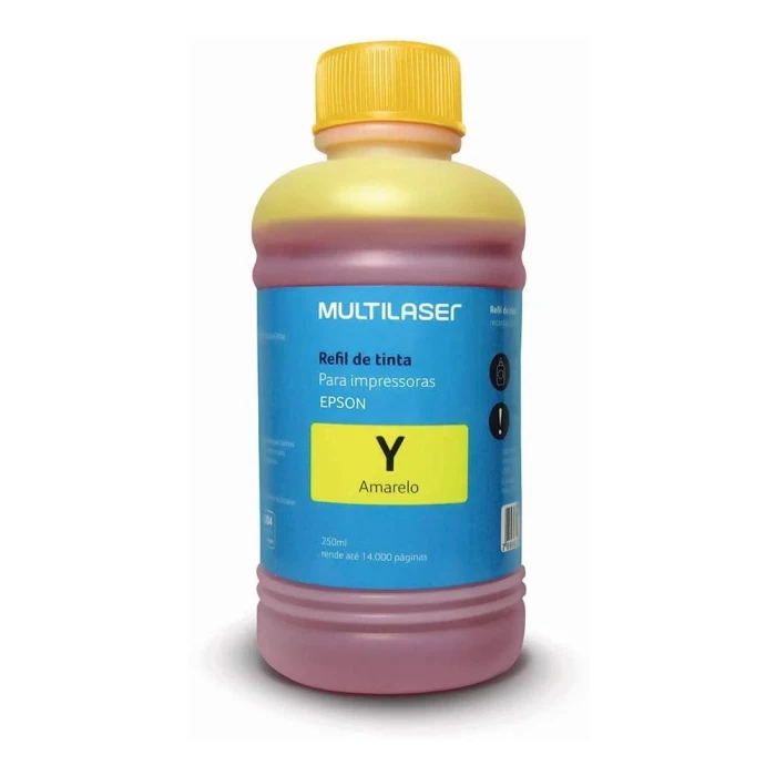 Refil De Tinta Amarelo Epson 250Ml