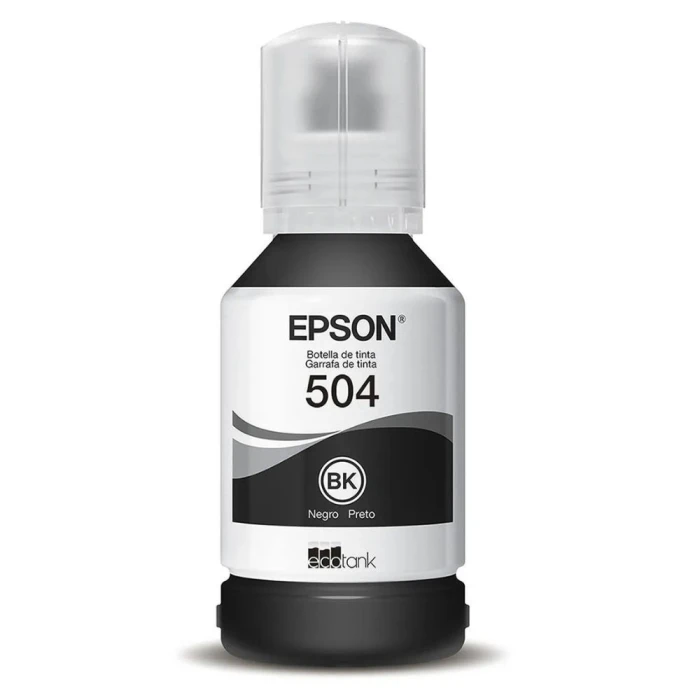Refil Tinta Epson Preto 127ml T504122 Para Impressora