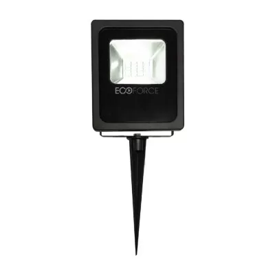 Refletor De Led 10W 6500K Com Estaca Ecoforce