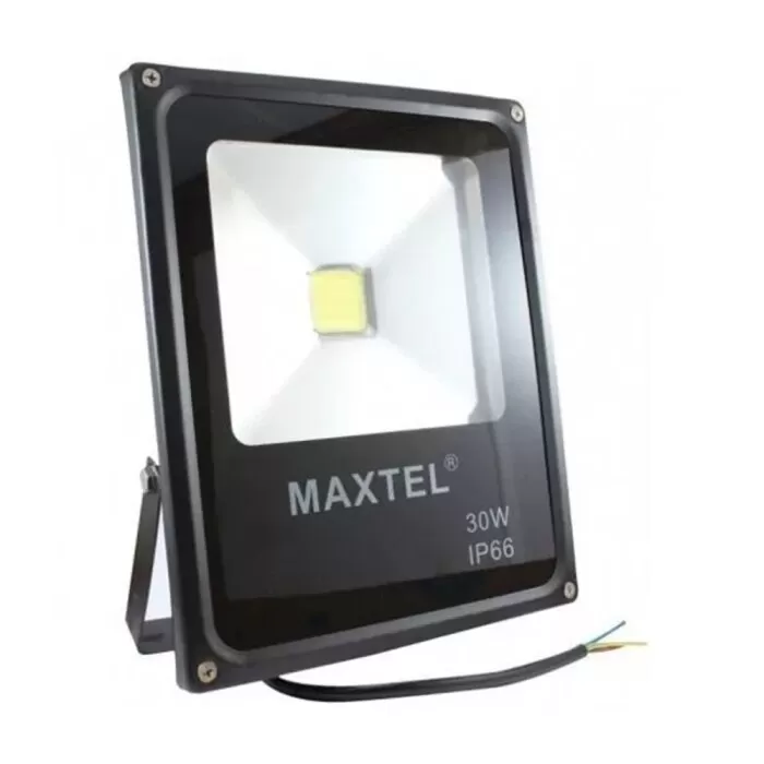 Refletor De Led 30W 3000K Ip66 Bivolt Preto Maxtel Novo