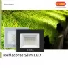 Refletor De Led Slim 20W Cor Verde Autovolt Glight Preto