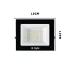 Refletor De Led Slim 50w Com Cor Verde Bivolt - Glight Preto