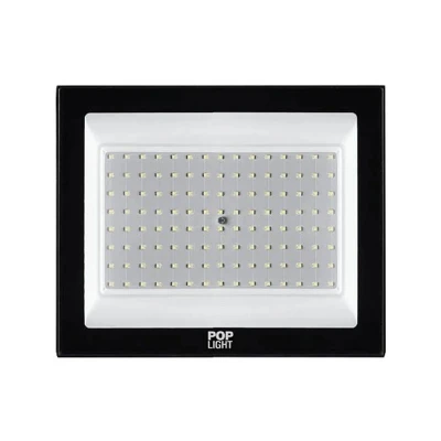 Refletor De Led Slim Pop Light 150W 6500K G-light IP65 Preto