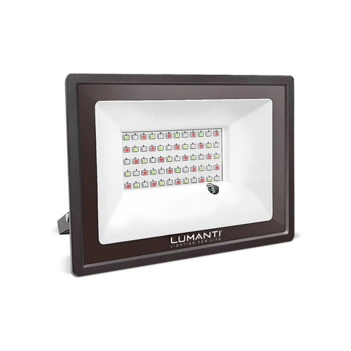 Refletor De Led Smart 200W Luz Rgb Bivolt Preto Lumanti