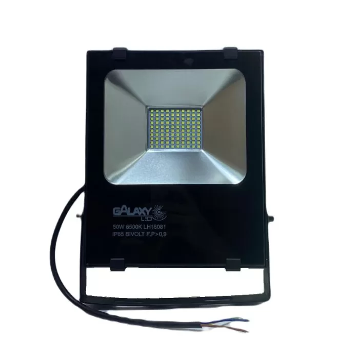 Refletor De Led Smd Concept 50W 6500K Ip65 Galaxy Led Novo