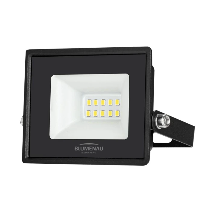 Refletor De Led Tech Pro 10W 6500K Ip66 Cor Preto Blumenau