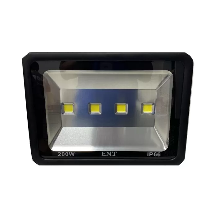 Refletor De Led Ultra 200W 6000K IP66 Cor Preto Ent