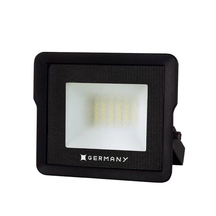 Refletor Led Licht Germany Alumínio 25W 6.500K Preto Novo