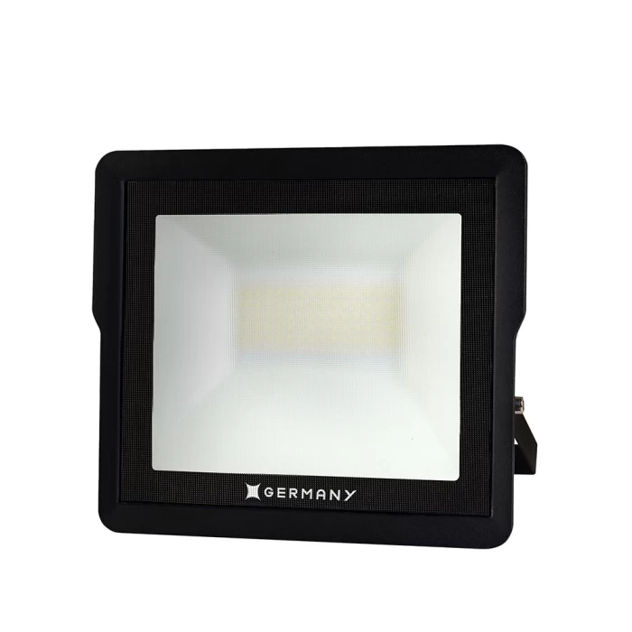 Refletor Led Licht Germany Alumínio 75W 6.500K Preto