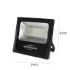 Refletor Led Slim 150W 3000K Blumenau Bivolt Novo