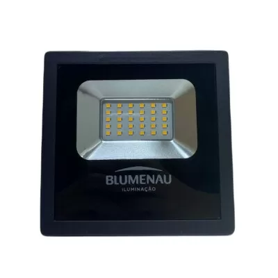Refletor Led Slim 30W 6500K Blumenau Bivolt Novo