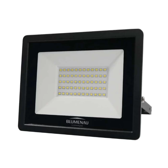 Refletor Led Tech Ip65 50w 3.000k Preto Bivolt Blumenau