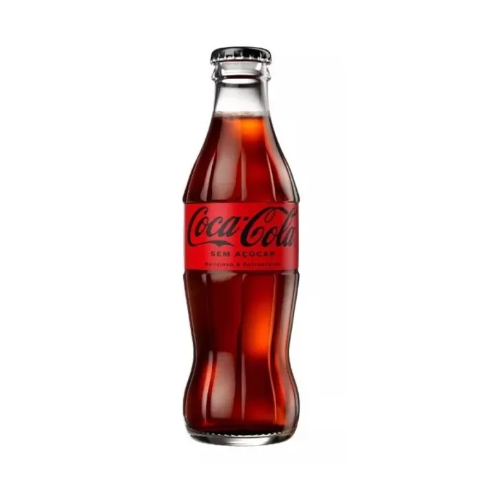 Refrigerante Coca Cola Sem Açúcar 250ml Garrafa De Vidro