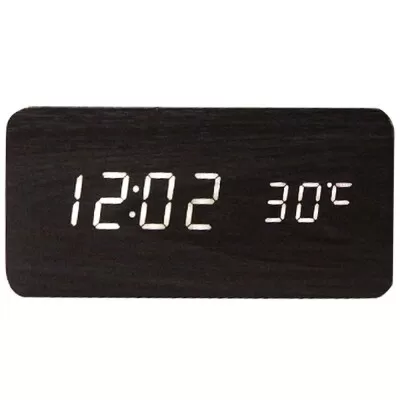 Relógio de Mesa Digital 15cm em Plástico UnHome
