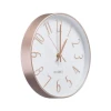 Relógio De Parede Rose Quartz 30Cm A Pilha Minimalista