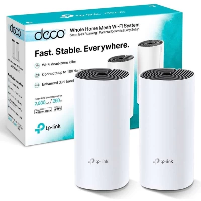 Roteador Wireless Deco E4 AC1200 TP-Link 2 Pack