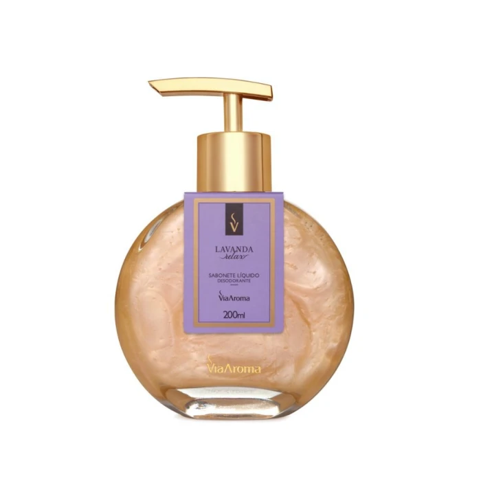 Sabonete Líquido Desodorante Lavanda Via Aroma - 200ml