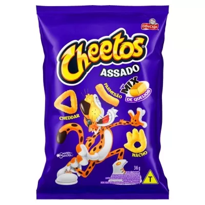 Salgadinho Cheetos Sabor Mix De Queijo Pacote 36g