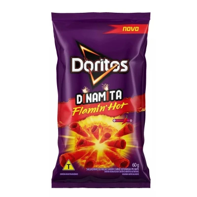 Salgadinho Doritos Dinamita Sabor Flamin Hot 60 Gramas