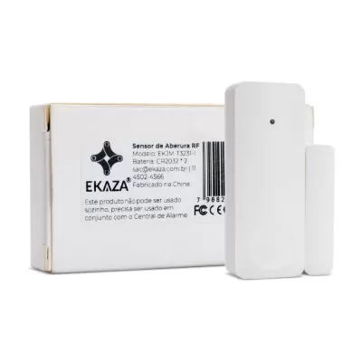 Sensor De Abertura Rf Para Alarme Ekjm-T3231-1 Novo