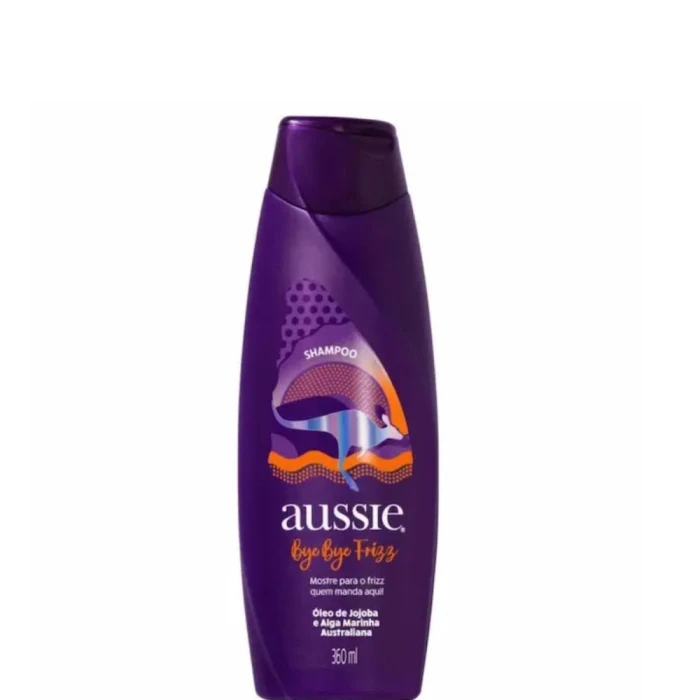 Shampoo Aussie Bye Bye Frizz 360ml Óleo De Jojoba E Babosa