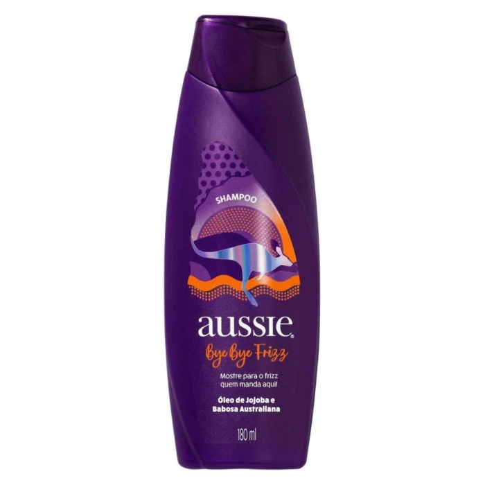 Shampoo Aussie Bye Bye Frizz Óleo De Jojoba E Babosa 180ml