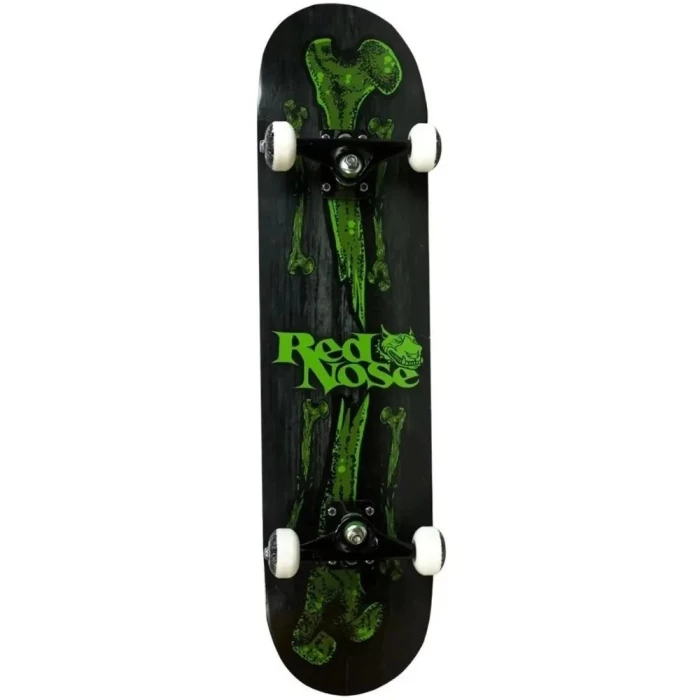 Skateboard Pro Red Nose Estampa Osso Verde Bel